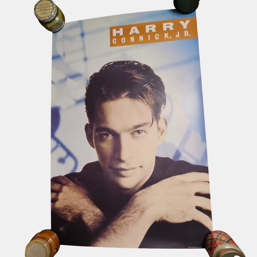Harry Connick Jr.‎ 24x36 Vintage Promo Poster 1990 Columbia Records Jazz Pop